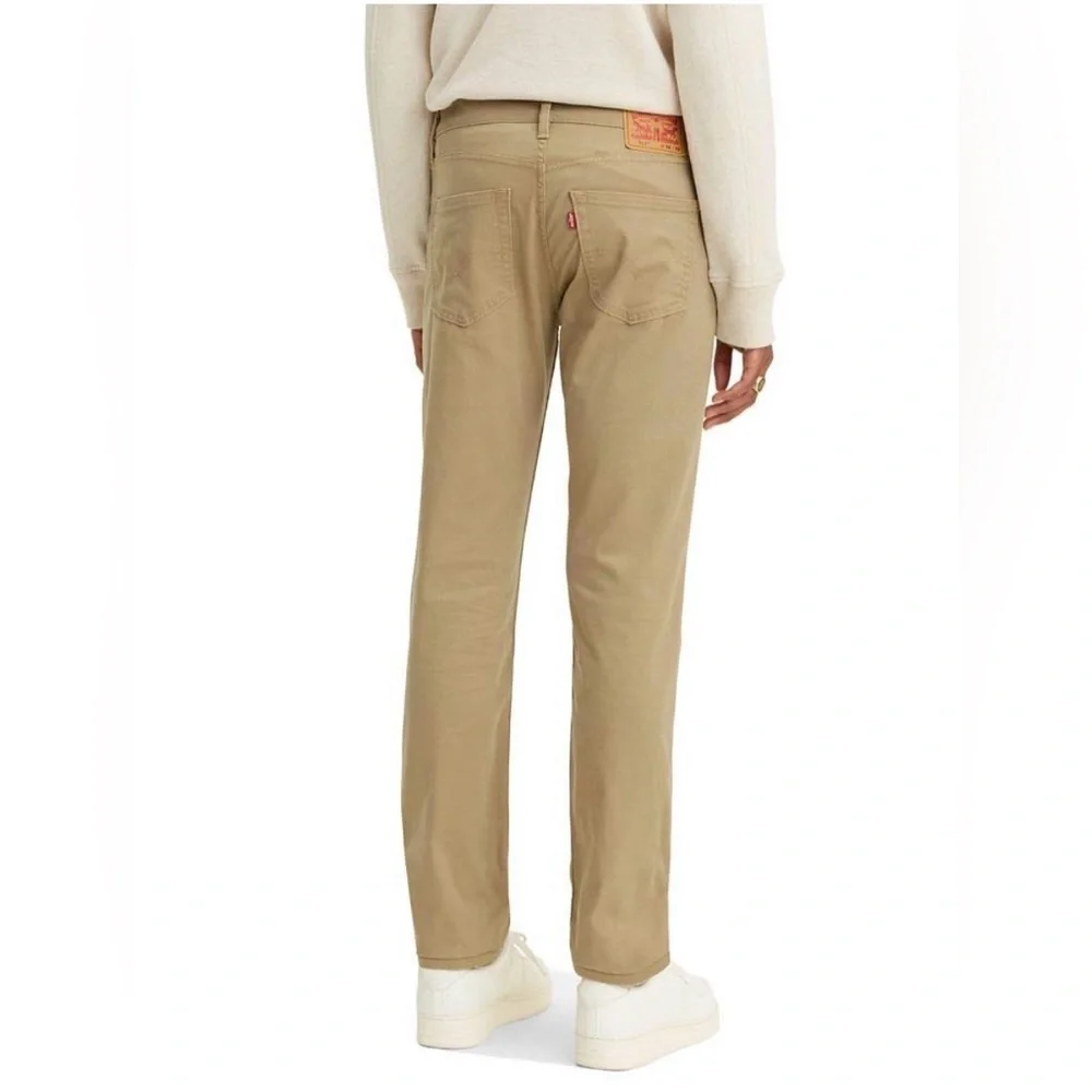Levis 511 Slim Fit Pants Mens 32x32 Tan Khaki color Twill Trousers Classic
